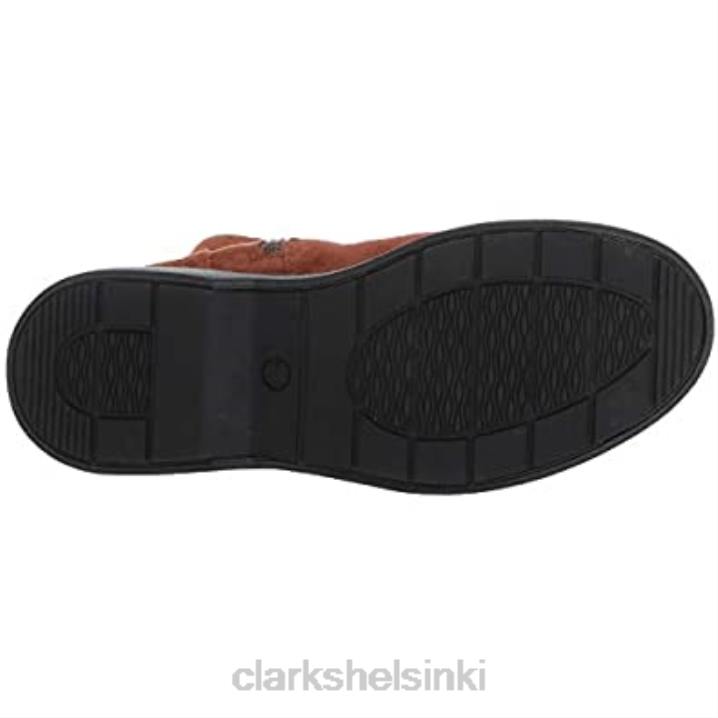 naisten un elda hi fashion boot tummanruskea mokkanahka clarks Clarks naiset 2DHN2478 tummanruskea mokka
