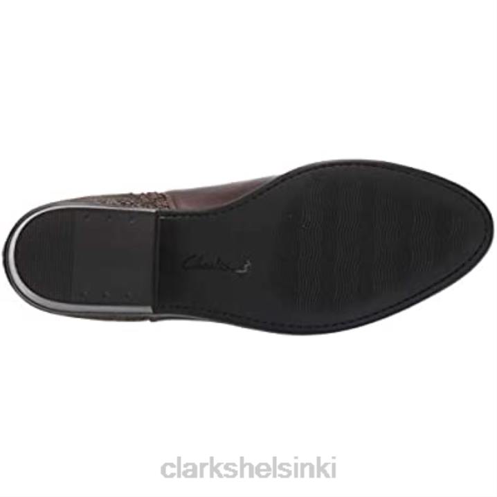 taupe nahka naisten addiy gladys muoti saappaat clarks Clarks naiset 2DHN1044 taupe nahkaa