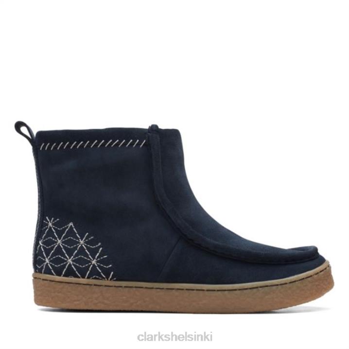 barleigh pull navy wlined navy wlined clarks Clarks naiset 2DHN6166 laivaston linjainen