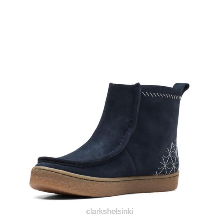 barleigh pull navy wlined navy wlined clarks Clarks naiset 2DHN6166 laivaston linjainen