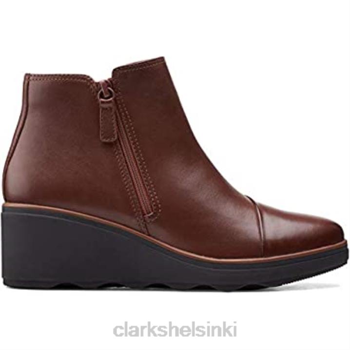 clarks mahoga ny nahka naisten mazy eastham saappaat musta patentti Clarks naiset 2DHN1201 mahonki nahkaa
