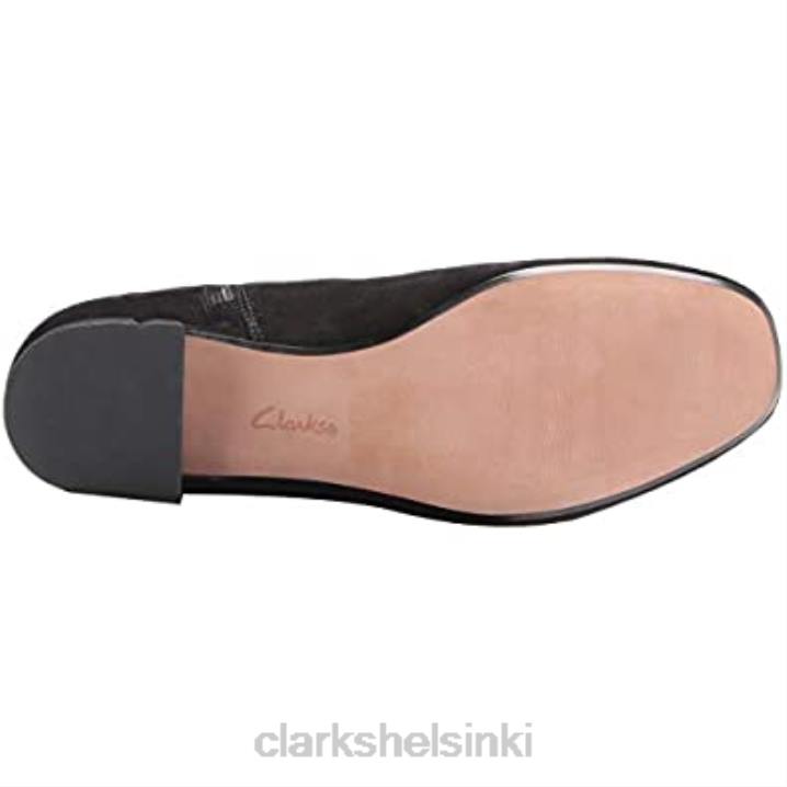 clarks musta mokkanahka naisten marilyn abby leveä pohkeen polvisaappaat Clarks naiset 2DHN329 musta mokka