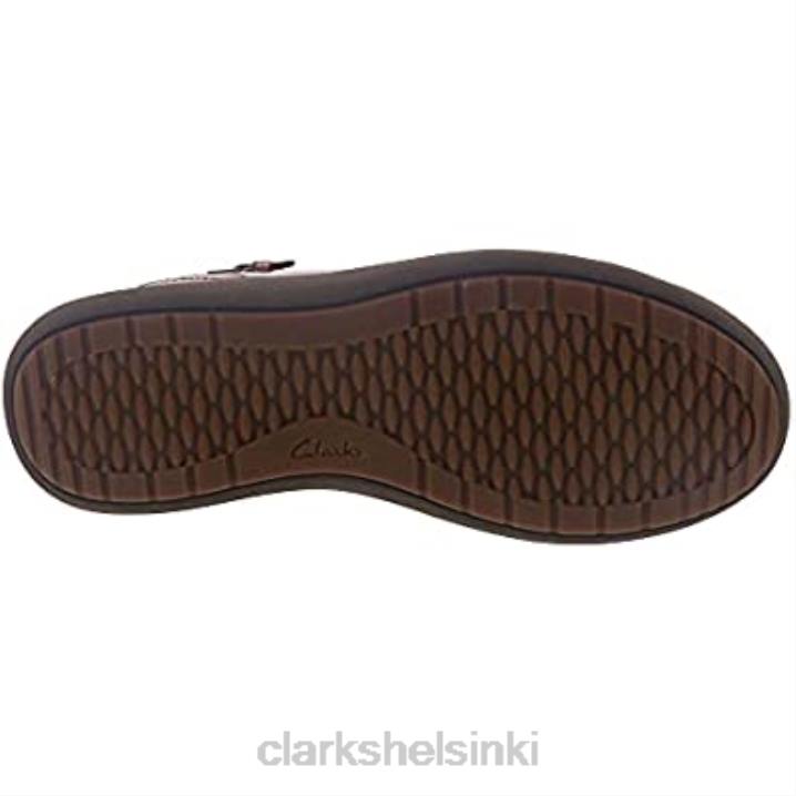 clarks tummanruskea nahka nalle mid naisten saappaat Clarks naiset 2DHN33 tummanruskea nahka
