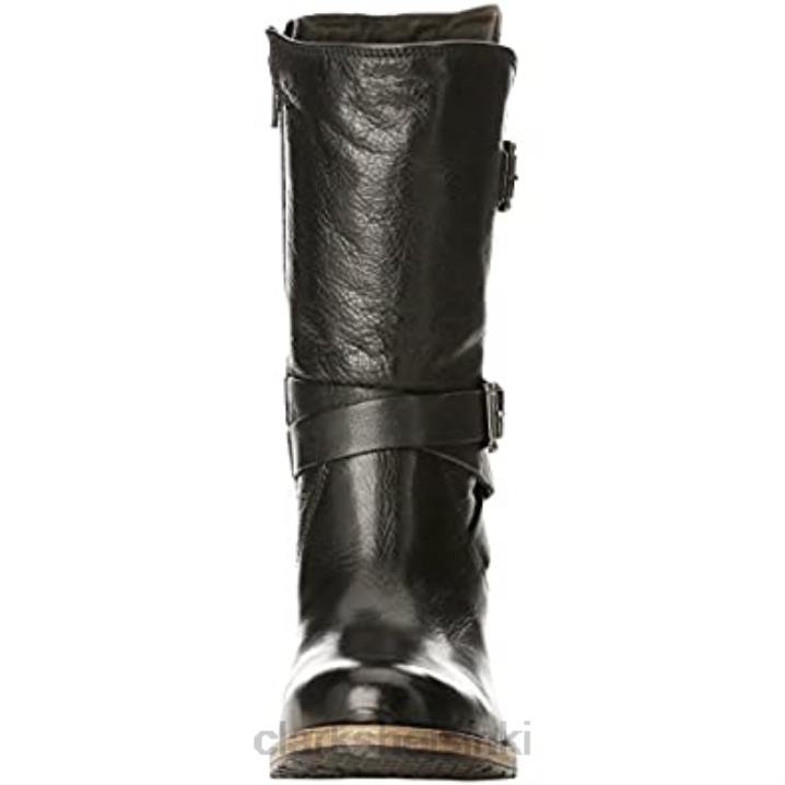 clarks volara melody naisten biker saappaat mustat Clarks naiset 2DHN2626 musta nahka