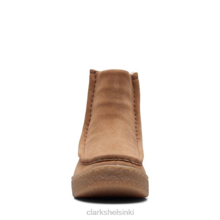 light tan wlined clarks barleigh pull light tan wlined Clarks naiset 2DHN6163 vaaleanruskea uurrettu