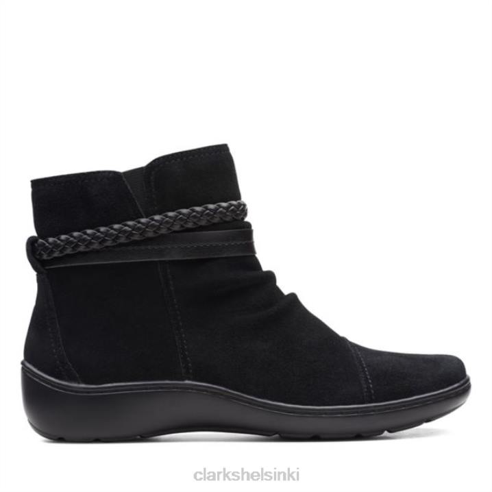 musta mokka cora braidboot musta mokka clarks Clarks naiset 2DHN6476 musta mokka