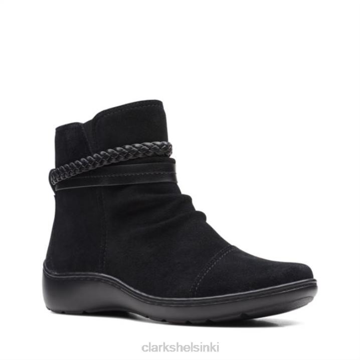 musta mokka cora braidboot musta mokka clarks Clarks naiset 2DHN6476 musta mokka