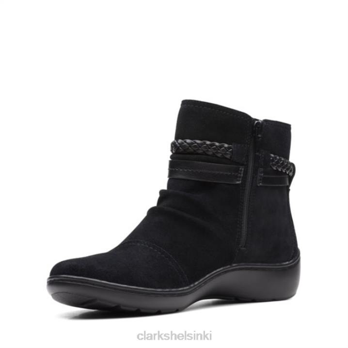 musta mokka cora braidboot musta mokka clarks Clarks naiset 2DHN6476 musta mokka
