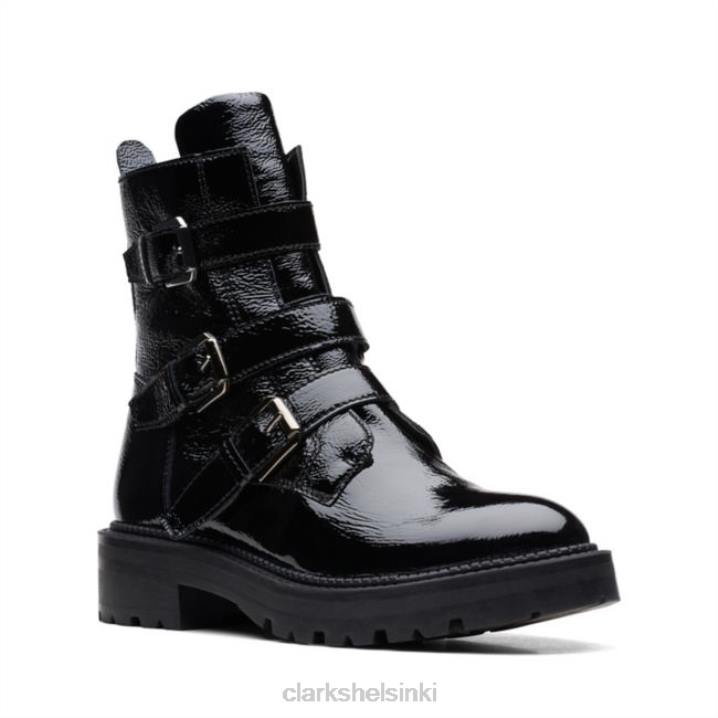 clarks anzino solki musta patentti musta patentti Clarks naiset 2DHN5274 musta patentti