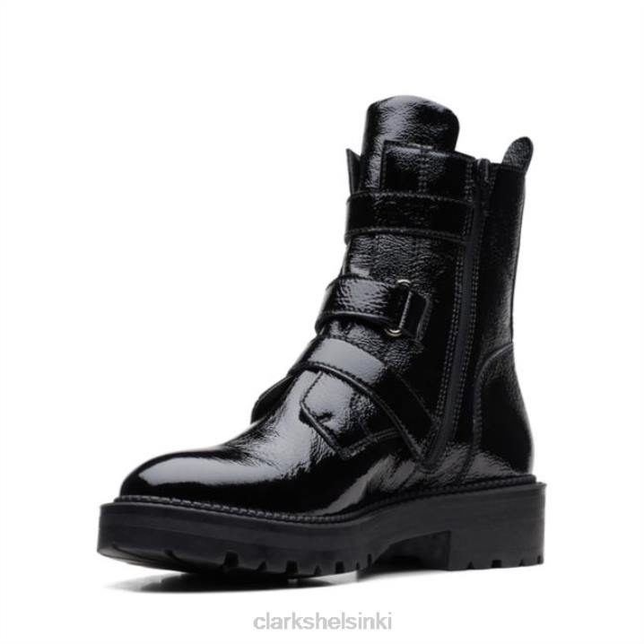 clarks anzino solki musta patentti musta patentti Clarks naiset 2DHN5274 musta patentti