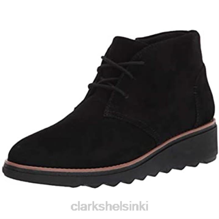 clarks musta mokkanahka naisten sharon hop nilkkurit Clarks naiset 2DHN689 musta mokka