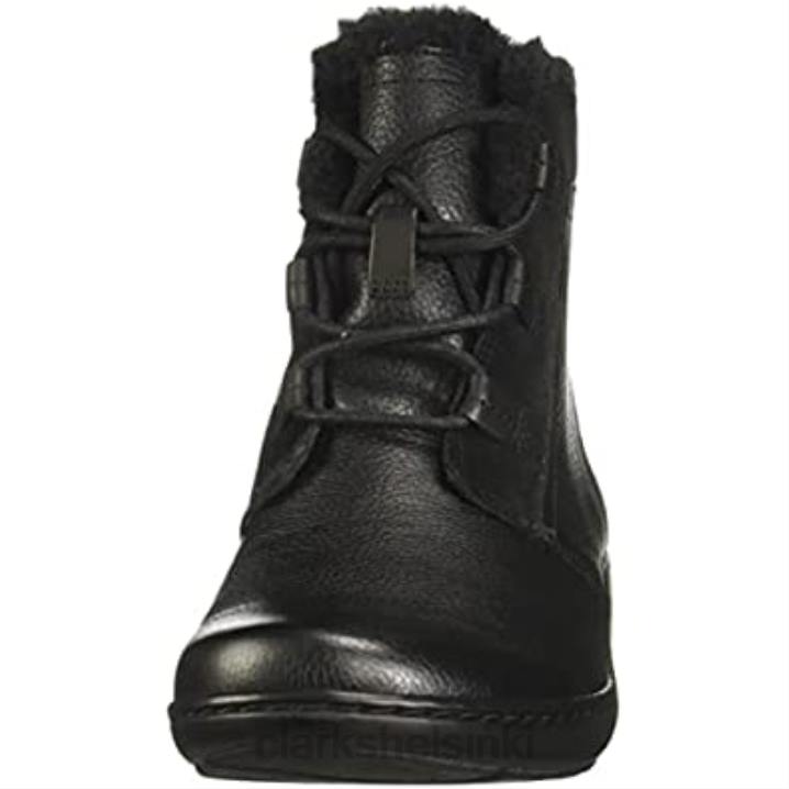 clarks musta nahkainen naisten cora chai nilkkurit Clarks naiset 2DHN2505 musta nahka