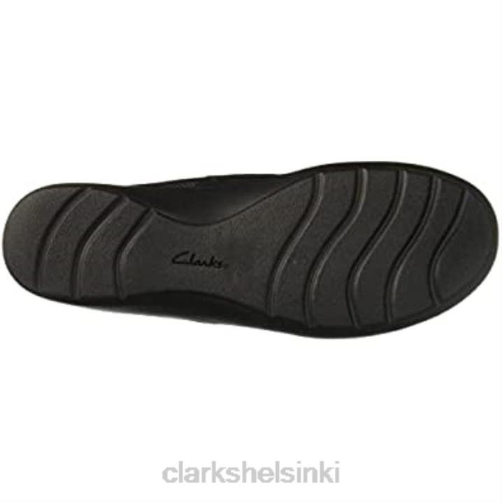 clarks musta nahkainen naisten cora chai nilkkurit Clarks naiset 2DHN2505 musta nahka