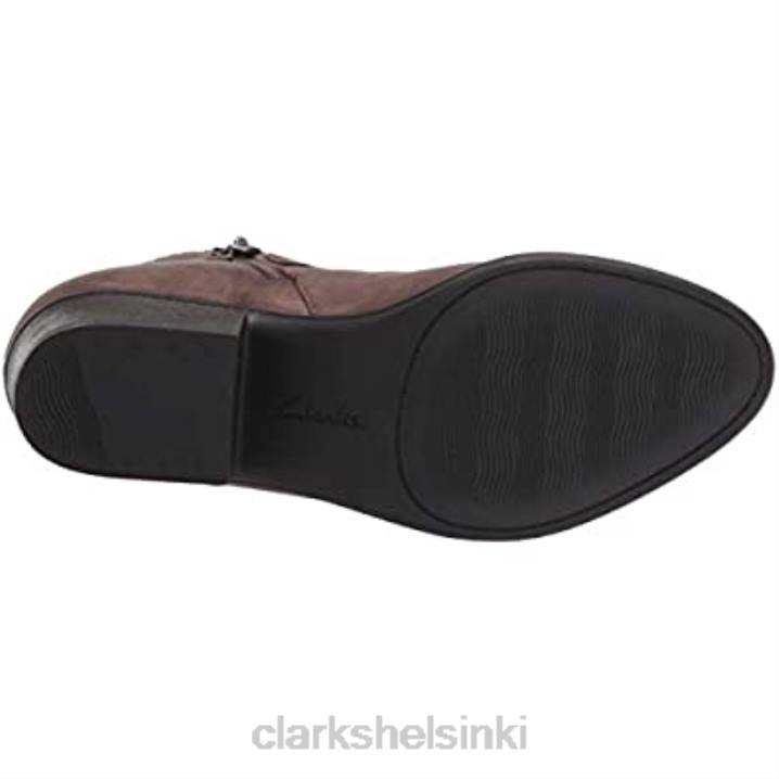 clarks naisten adreena show nilkkurit tumma taupe nahkaa Clarks naiset 2DHN2874 tummaa taupe nahkaa