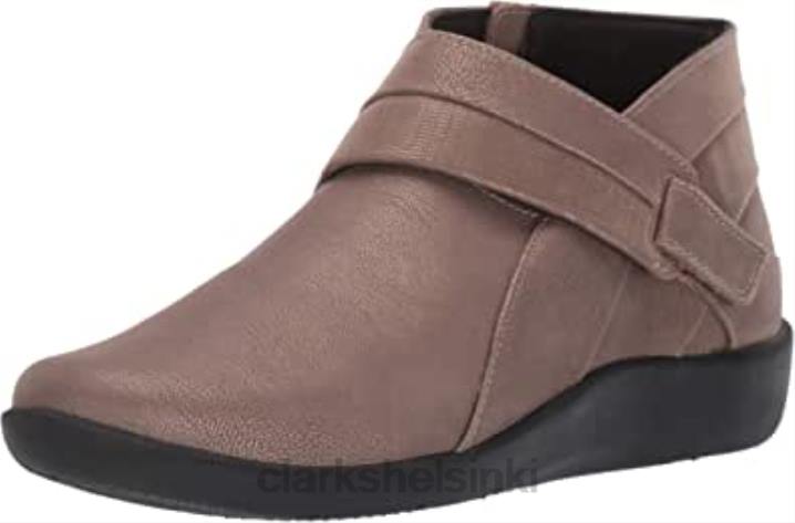 clarks tinaa metallisen synteettiset naisten sillian rani nilkkurit Clarks naiset 2DHN1289 tinametallinen synteettinen