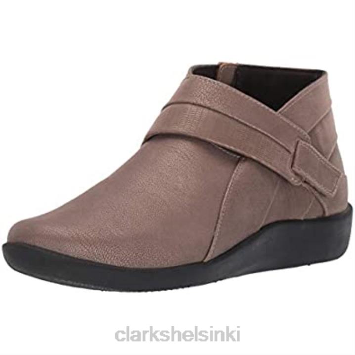 clarks tinaa metallisen synteettiset naisten sillian rani nilkkurit Clarks naiset 2DHN1289 tinametallinen synteettinen