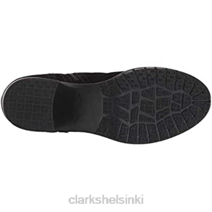 musta mokkanahka combi clarks naisten Hollis star -nilkkurit Clarks naiset 2DHN1032 musta mokkanahka yhdistelmä