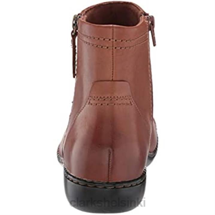 naisten ashland vista nilkkasaappaat tan nahkaiset clarks Clarks naiset 2DHN1958 ruskea nahka