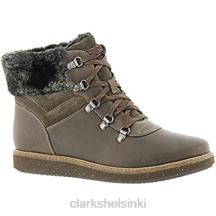 naisten glick clarmont nilkkasaappaat khaki combi clarks Clarks naiset 2DHN374 khaki yhdistelmä