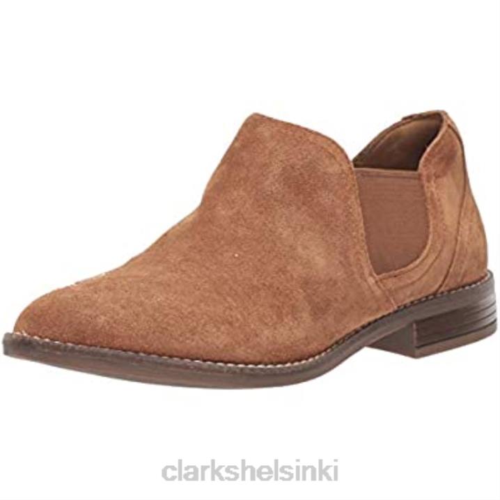 ruskean mokkanahka clarks naisten camzmaple-nilkkurit Clarks naiset 2DHN2320