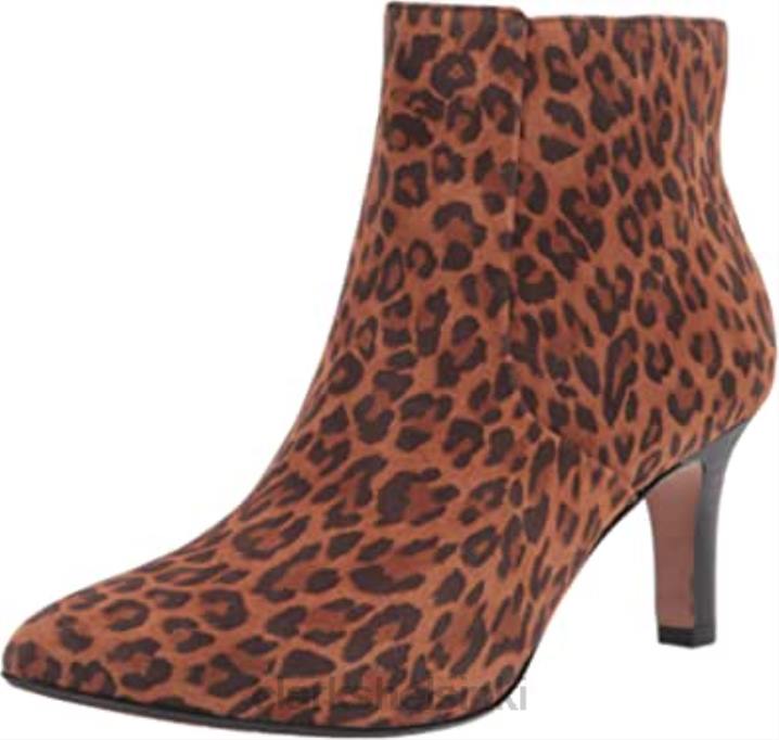 tummanruskea leopardin mokka naisten illeana terälehti nilkkurit Clarks naiset 2DHN2620