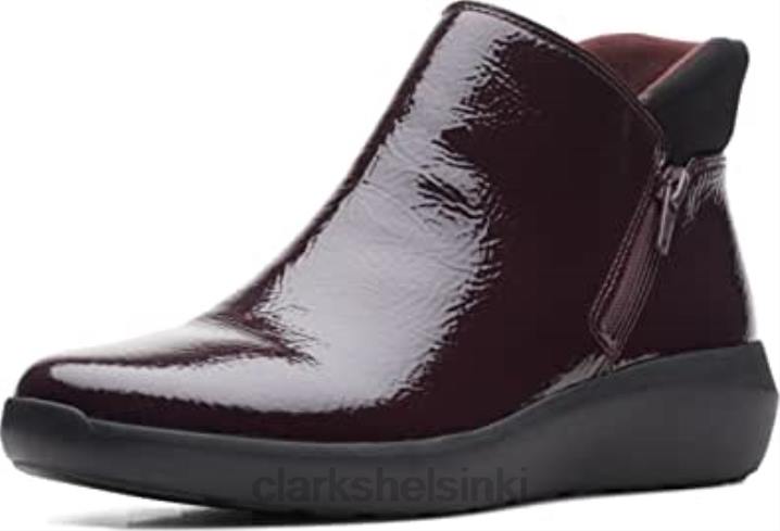 viininpunainen patentti clarks naisten kayleigh mid nilkkasaappaat Clarks naiset 2DHN768