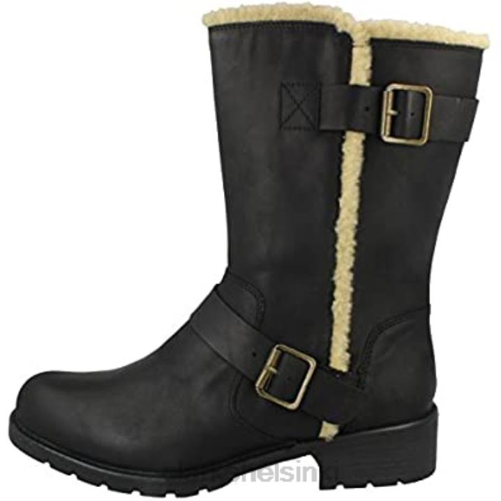 musta nahkainen clarks naisten orinoco art-saappaat Clarks naiset 2DHN579 musta nahka