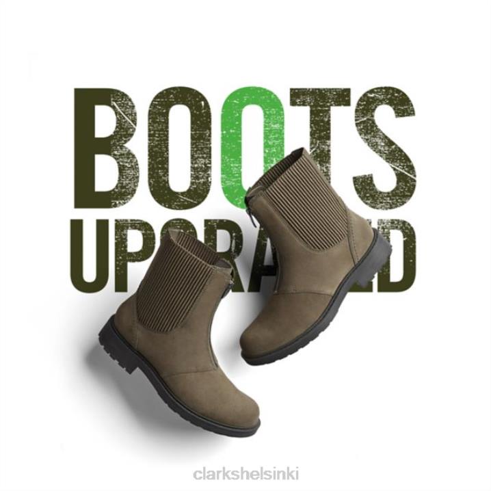 tumma oliivi mokkanahka clarks orinoco2 ylös Clarks naiset 2DHN6131 tumma oliivi mokka