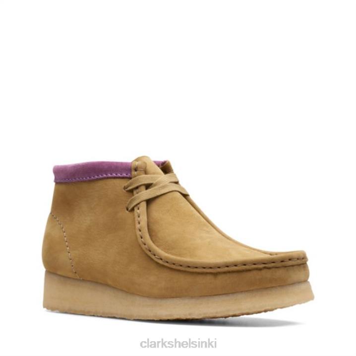 clarks oakmoss combi wallabee boot oakmoss combi Clarks naiset 2DHN6049 tammesammaleen yhdistelmä