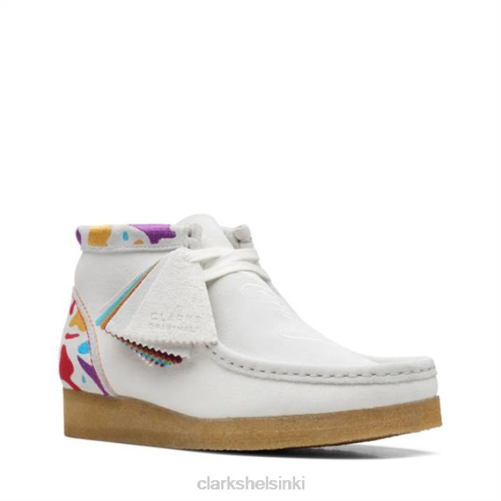 wallabee boot white combi white combi clarks Clarks naiset 2DHN6070 valkoinen yhdistelmä