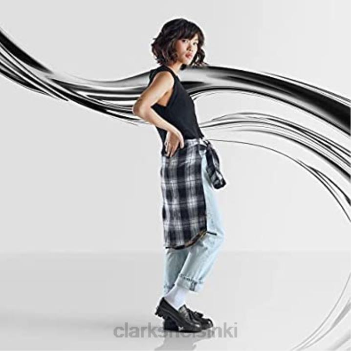 clarks black teala loafer nahkakengät Clarks sukupuolineutraali 2DHN2738