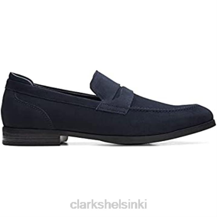 clarks bradish ease mokkanahka kengät laivastonsininen Clarks sukupuolineutraali 2DHN851