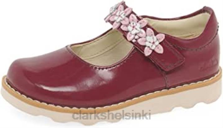 clarks kruunun terälehti t vauvan kengät 5 kirsikka patentti Clarks sukupuolineutraali 2DHN83