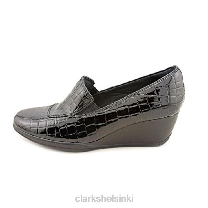 clarks mustat kiilakorkoiset verkkokengät Clarks sukupuolineutraali 2DHN257
