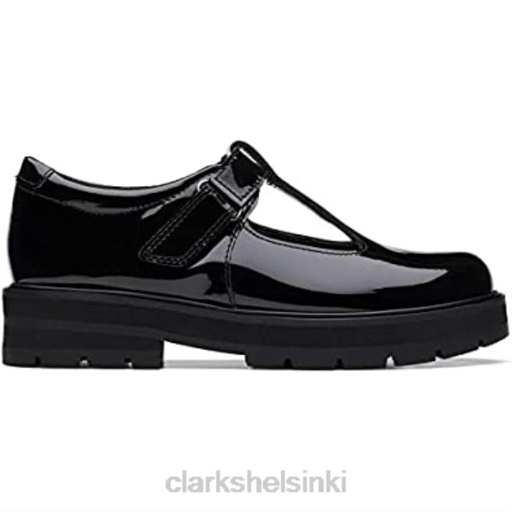 clarks prague brill vanhemmat nahkakengät mustat Clarks sukupuolineutraali 2DHN35