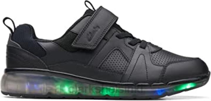 kipinäpalkki vanhemmat nahkakengät mustat 3 clarks Clarks sukupuolineutraali 2DHN421