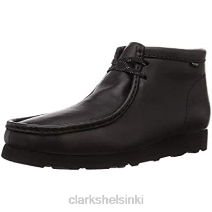 musta nahka clarks originals wallabee gtx mekkokengät Clarks sukupuolineutraali 2DHN555 musta nahka
