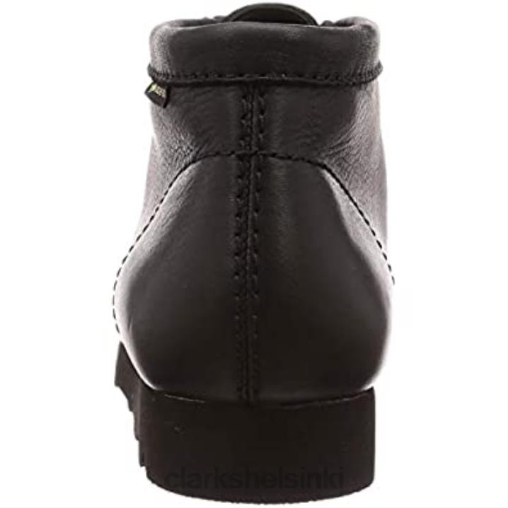 musta nahka clarks originals wallabee gtx mekkokengät Clarks sukupuolineutraali 2DHN555 musta nahka