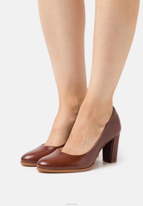 brittiläiset tan clarks kaylcara klassiset korkokengät Clarks sukupuolineutraali 2DHN6955 brittiläinen rusketus