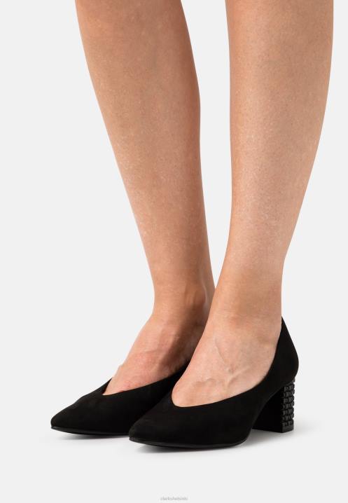 clarks fashion classic korkokengät mustat Clarks sukupuolineutraali 2DHN7030 musta