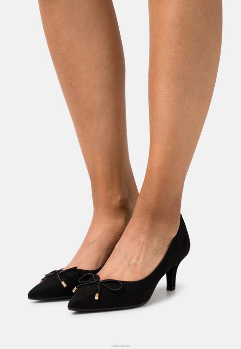 mustat clarks muodin klassiset korkokengät Clarks sukupuolineutraali 2DHN6971 musta