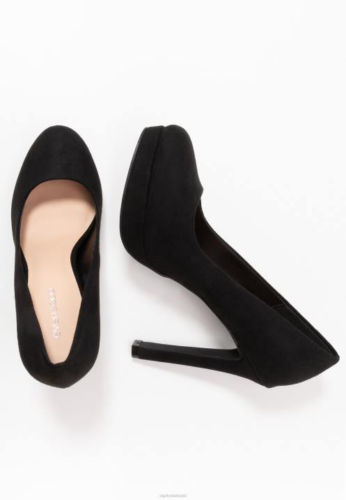 korkokengät clarks mustat Clarks sukupuolineutraali 2DHN7029 musta