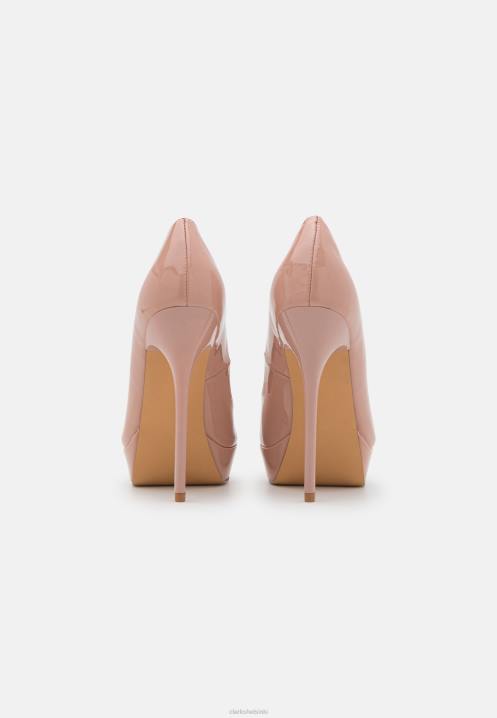 korkokengät vaaleanpunaiset Clarks sukupuolineutraali 2DHN6991 vaalea pinkki