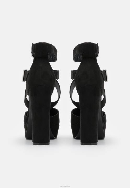 mustat korkokengät clarks Clarks sukupuolineutraali 2DHN7036 musta