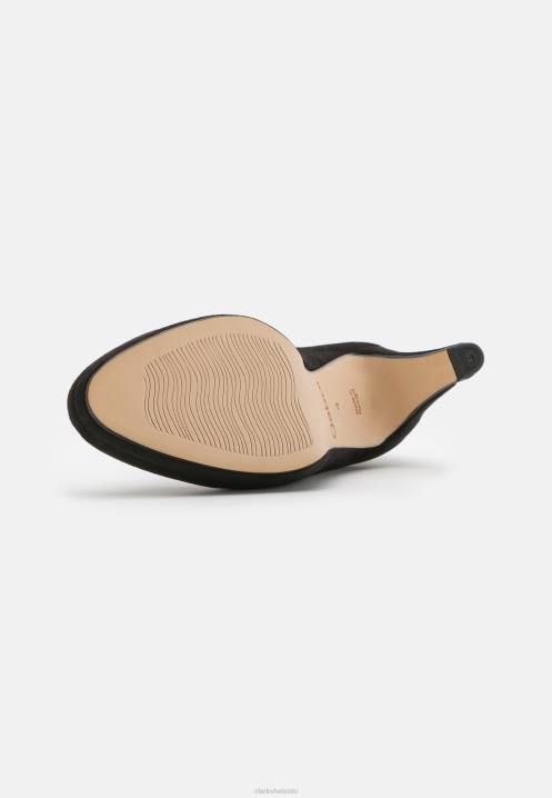 schwarz clarks -korkokengät Clarks sukupuolineutraali 2DHN7040 schwarz