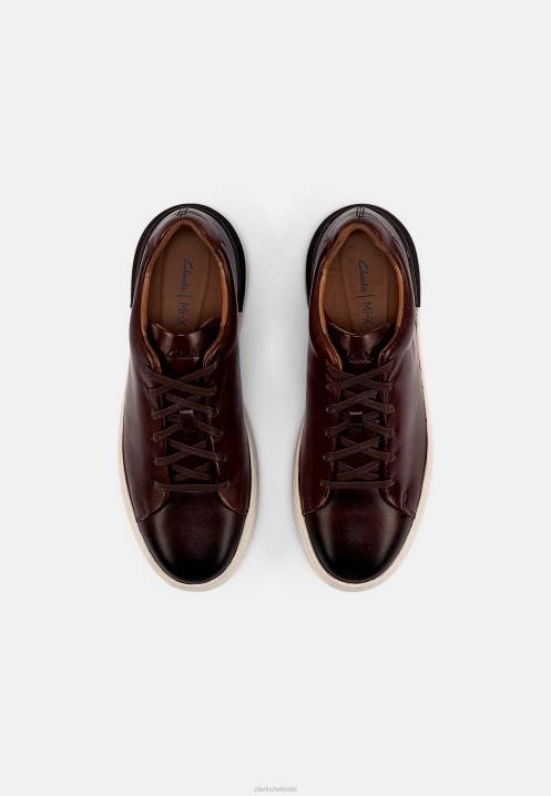 clarks court lite pitsihousut tumma tan Clarks sukupuolineutraali 2DHN7106 tumma rusketus