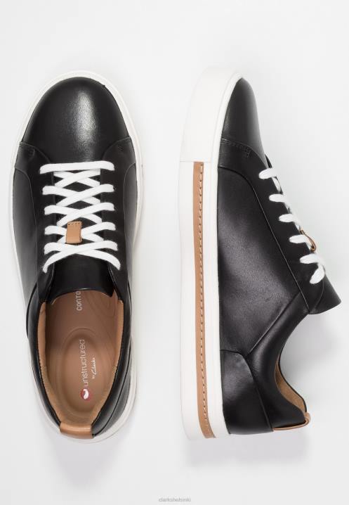 mustat clarks un maui pitsiset tennarit Clarks sukupuolineutraali 2DHN6896 musta