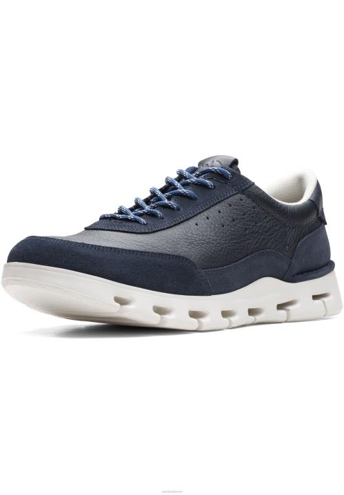 nature x one tennarit clarks navy combi Clarks sukupuolineutraali 2DHN7101 laivaston yhdistelmä