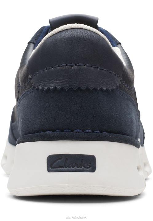 nature x one tennarit clarks navy combi Clarks sukupuolineutraali 2DHN7101 laivaston yhdistelmä