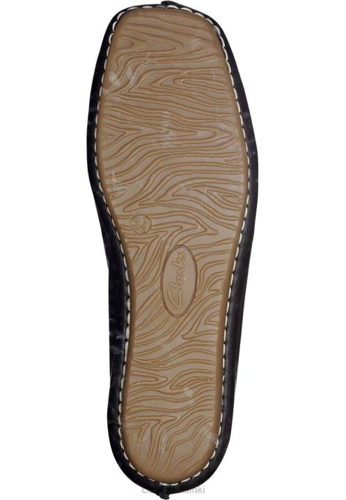 black clarks pisamajääbalettipumput Clarks sukupuolineutraali 2DHN7059 musta